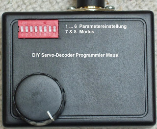 SD-PM-V1: Programmiermaus für den SX-Servodecoder SD-8-V2 verfügbar