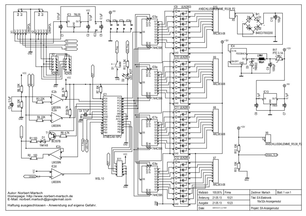 AZM-16-32-V1.0 Schaltplan