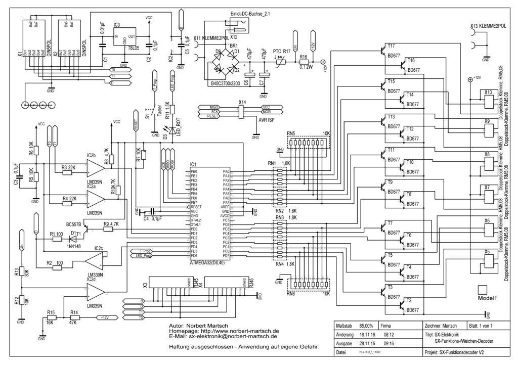 FD-8-16-V2.1.1 Schaltplan